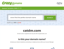 Tablet Screenshot of catdm.com